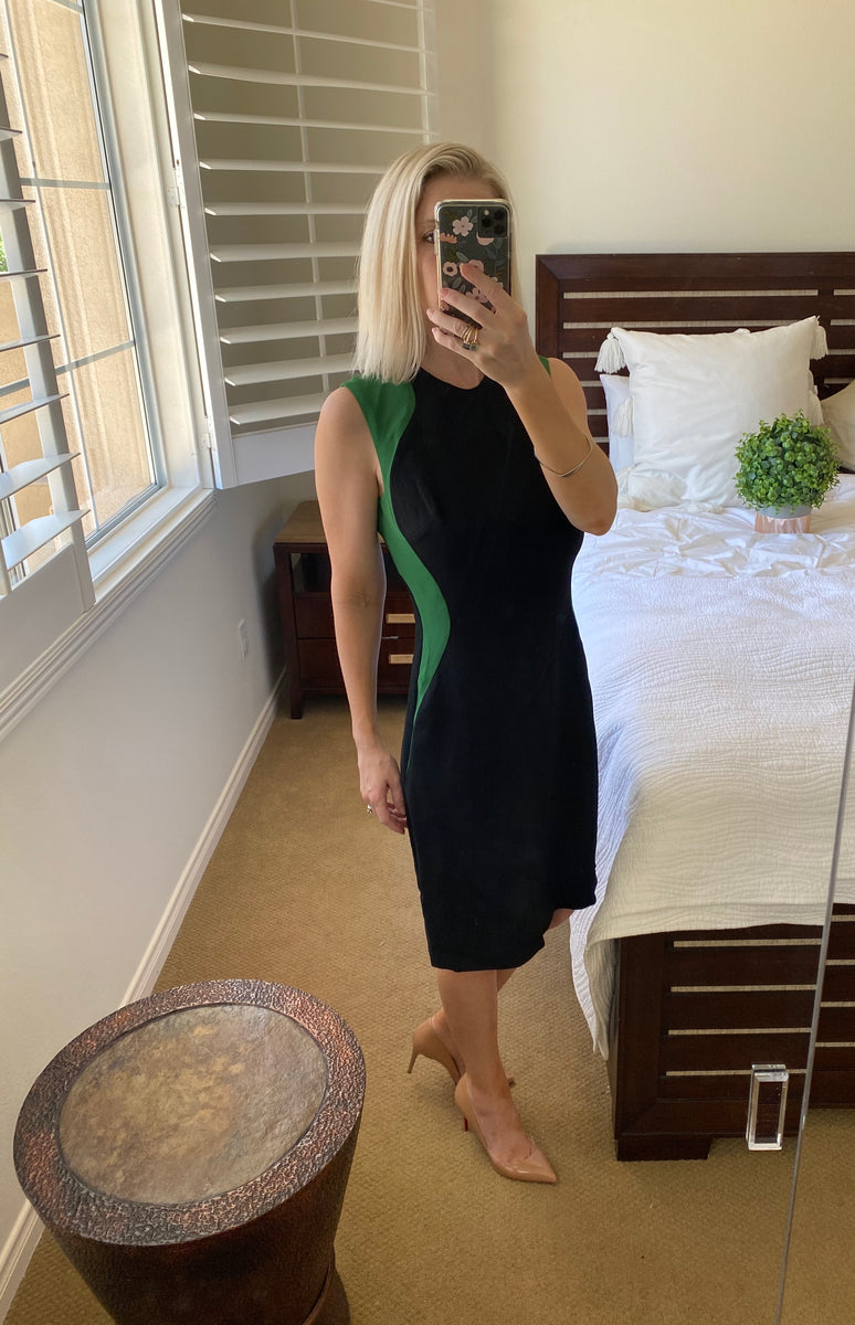 Stella McCartney Contour Color Block Sheath Dress -Size 42