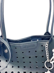 Love Moschino Black Perforated Tote
