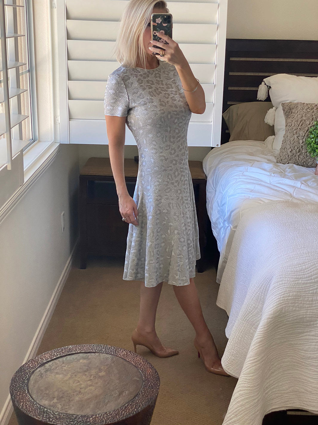 St. John Leopard Print A-Line Knit Dress - Size 4 Flower Moon Boutique St. John Leopard Print A-Line Knit Dress - Size 4 Flower Moon Boutique