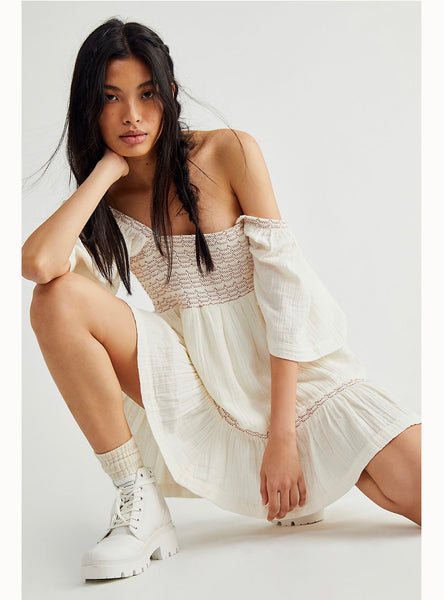 free people somebody to love mini dress Free People Easy to Love Bubble Mini Dress – Flower Moon Boutique