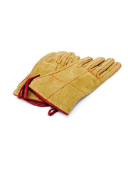 Italian Tan Suede Gloves - Small
